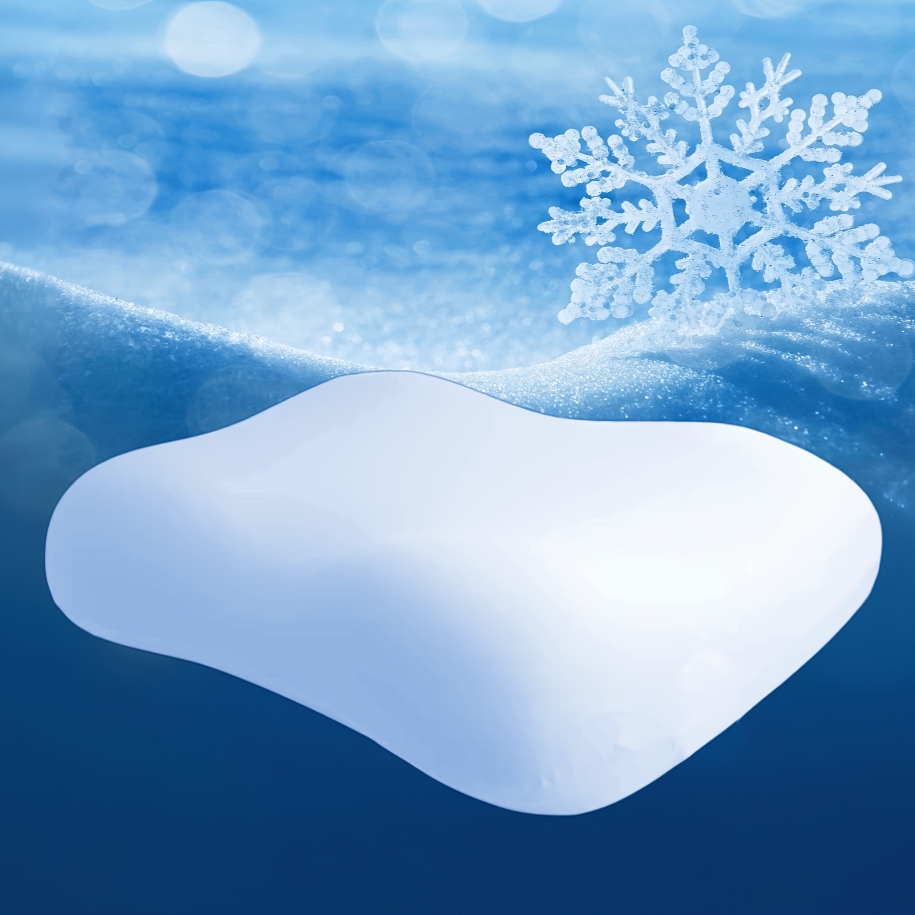 TEMU Oreiller , Design Ergonomique Contour Papillon pour Dormeurs Latéraux et Sur le Dos, Oreiller en Mousse à Mémoire de avec Tissu Rafraîchissant