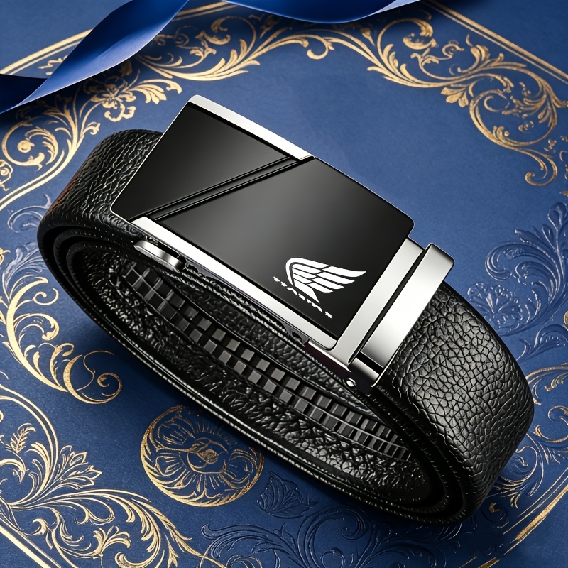 TEMU Cintura da con motivo a piuma da moto, design con fibbia , facile regolazione, vestibilit� confortevole, perfetta per outfit quotidiani e da