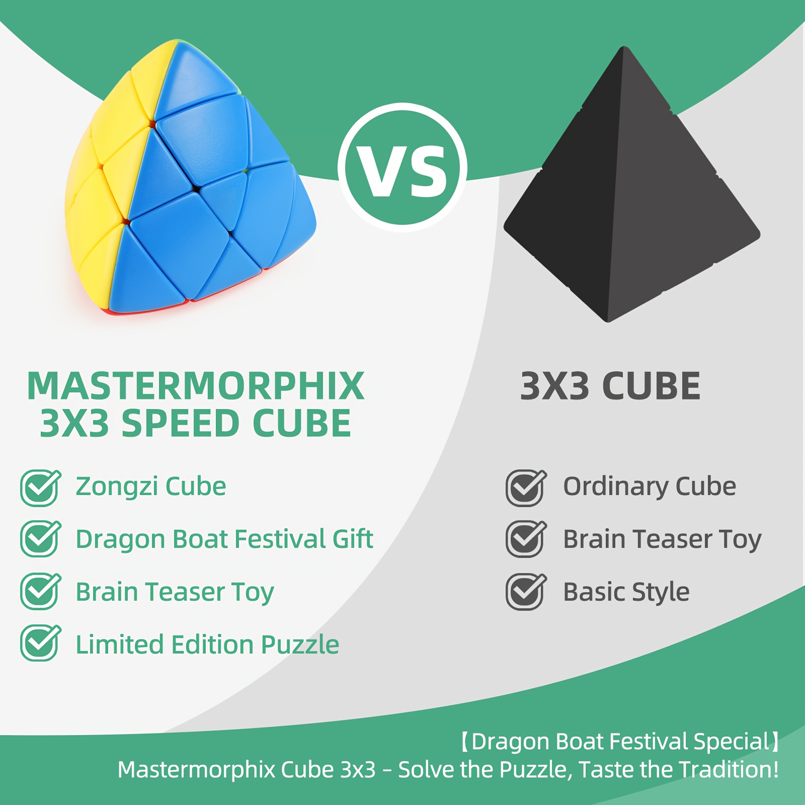 SENGSO Speed Cube 3x3 Mastermorphix Puzzle