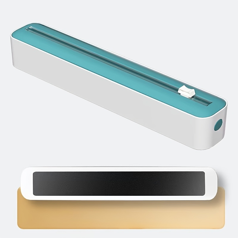 Magnetic Food - Reusable Plastic Wrapper Cutter With Rail, Ideal For Kitchen And Restaurant Use, Perfect For Fruits And Vegetables