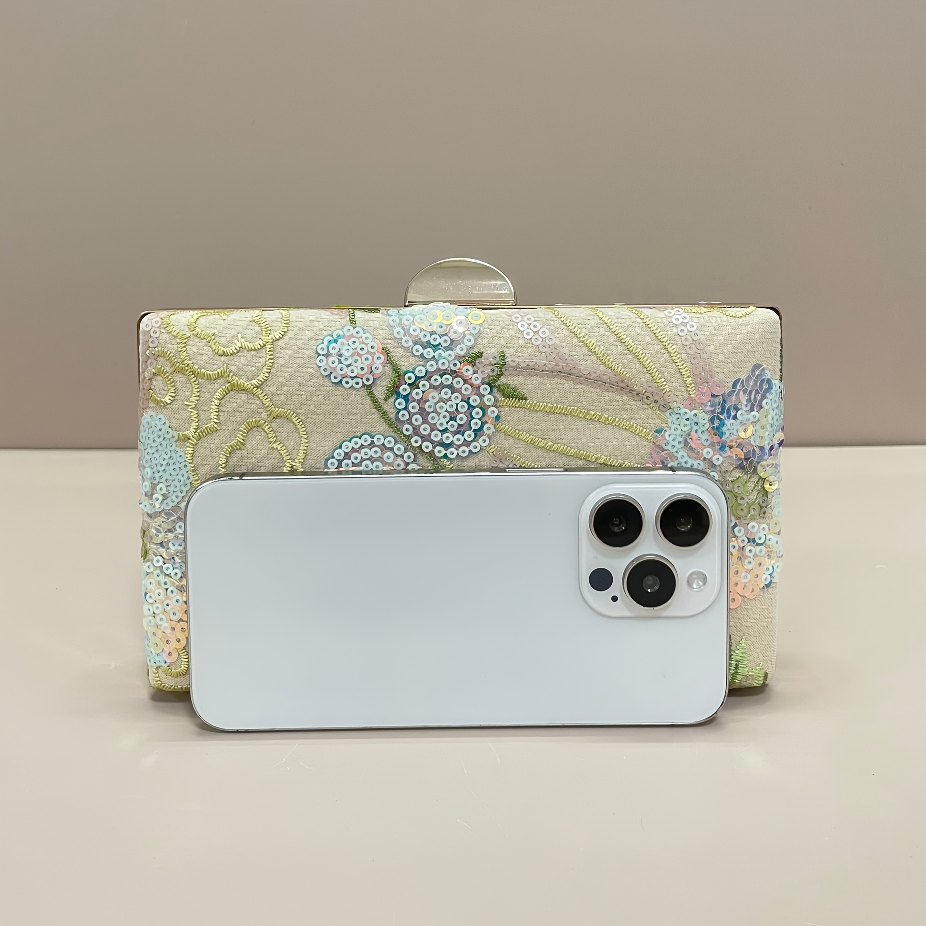 Mini Clutch Bag with Irregular Pattern for Casual Use