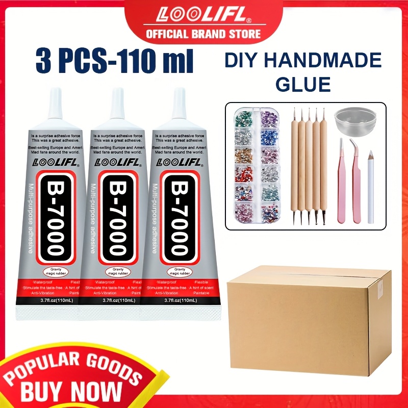 TEMU Loolifb7000 Jewelry Adhesive Glue, Diy Craft Glue, Repair Glue, Strong Glue, Super Glue, Multi-functional Glue, Leather Adhesive, Can Stick To