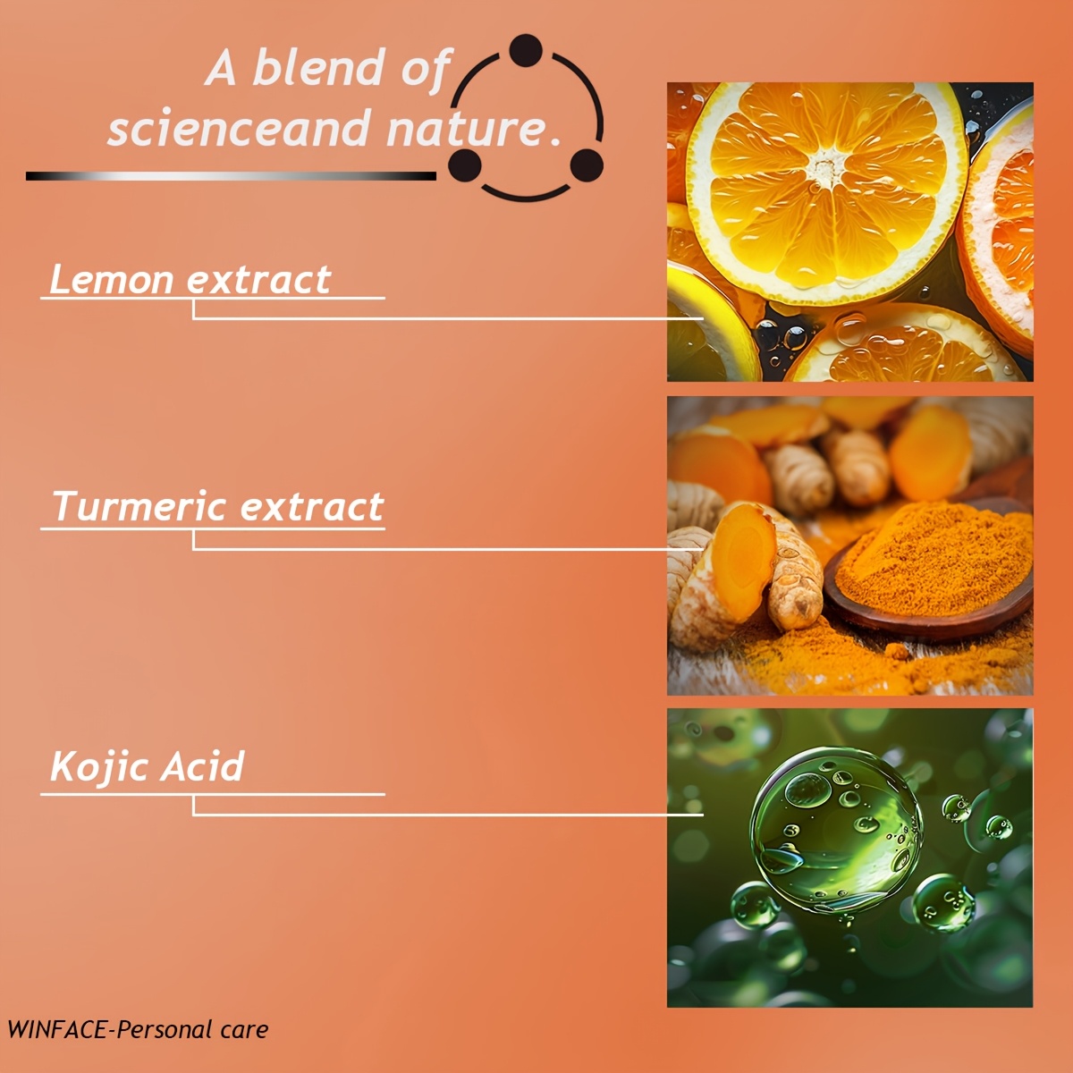 6 Count Lemon Turmeric Kojic Acid Soap for Deep Cleansing