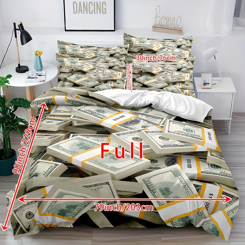 money duvet money printed Temu United Kingdom
