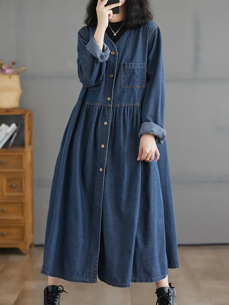 denim dress japanese Levi's X Kenzo Denim Dress - Dark Wash