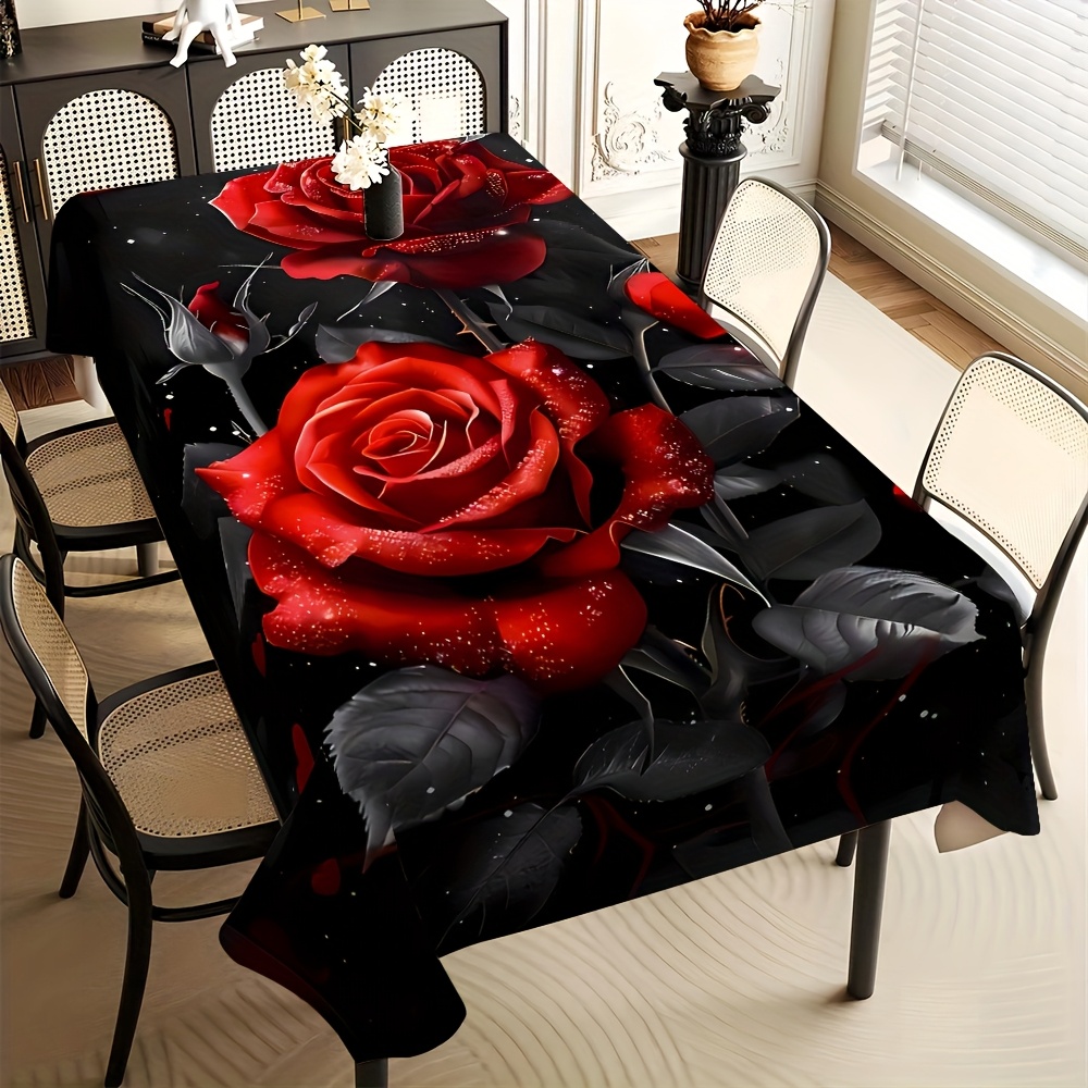 

1pc, Tablecloth, /rectangular, , , , , Decor, Dining Table For , , ,