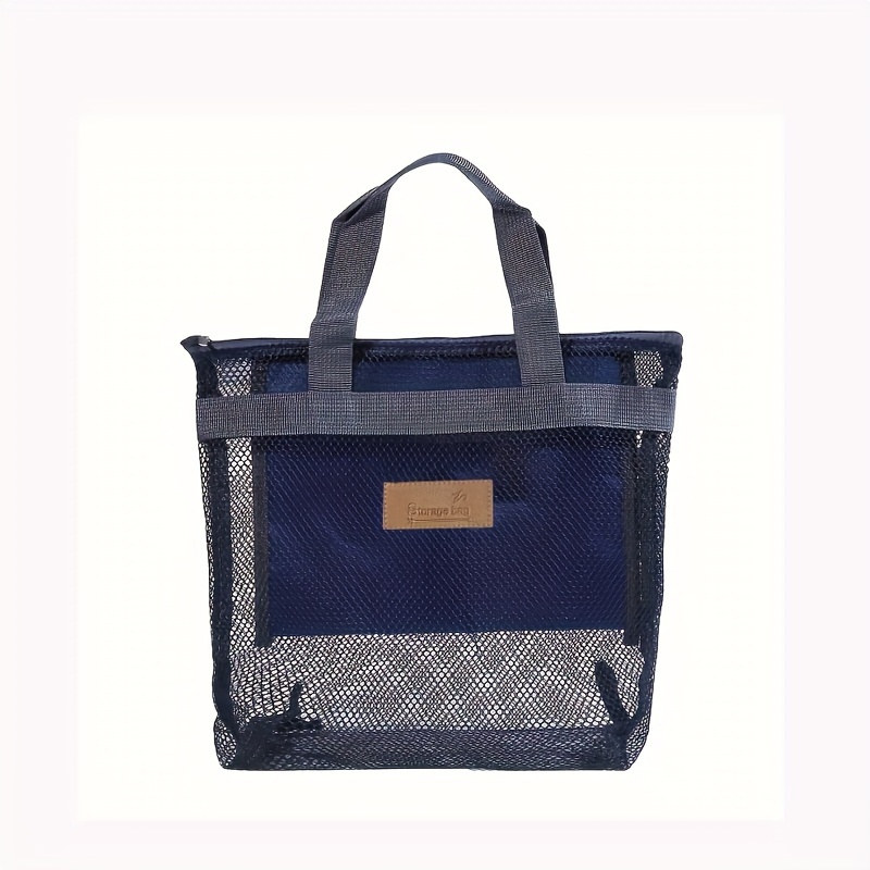 Waterproof Outdoor Toiletry Storage Mesh Bag for Traveling