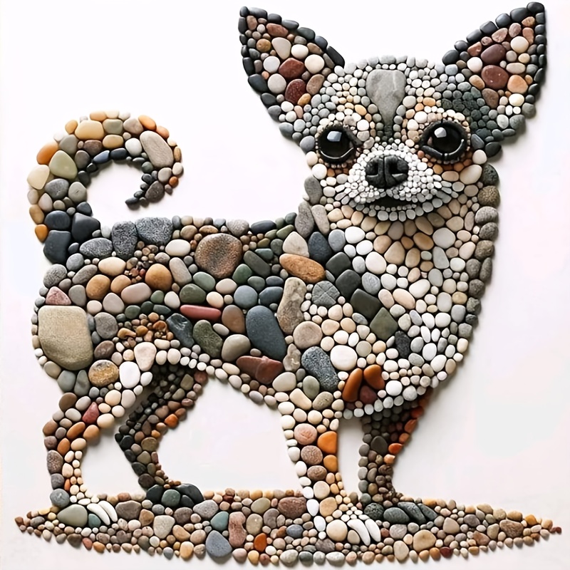 

Diamond Painting Kit 3d Cartoon Animal Puppy Art Design, Suitable For Office And Home Decoration Living Room Bedroom Diamond Painting Kit, Send Friends For Their .