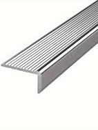 6pcs aluminum stair treads 36 l shaped non slip edge protectors waterproof safety trim for home office stairs prevent slips durable indoor staircase decor