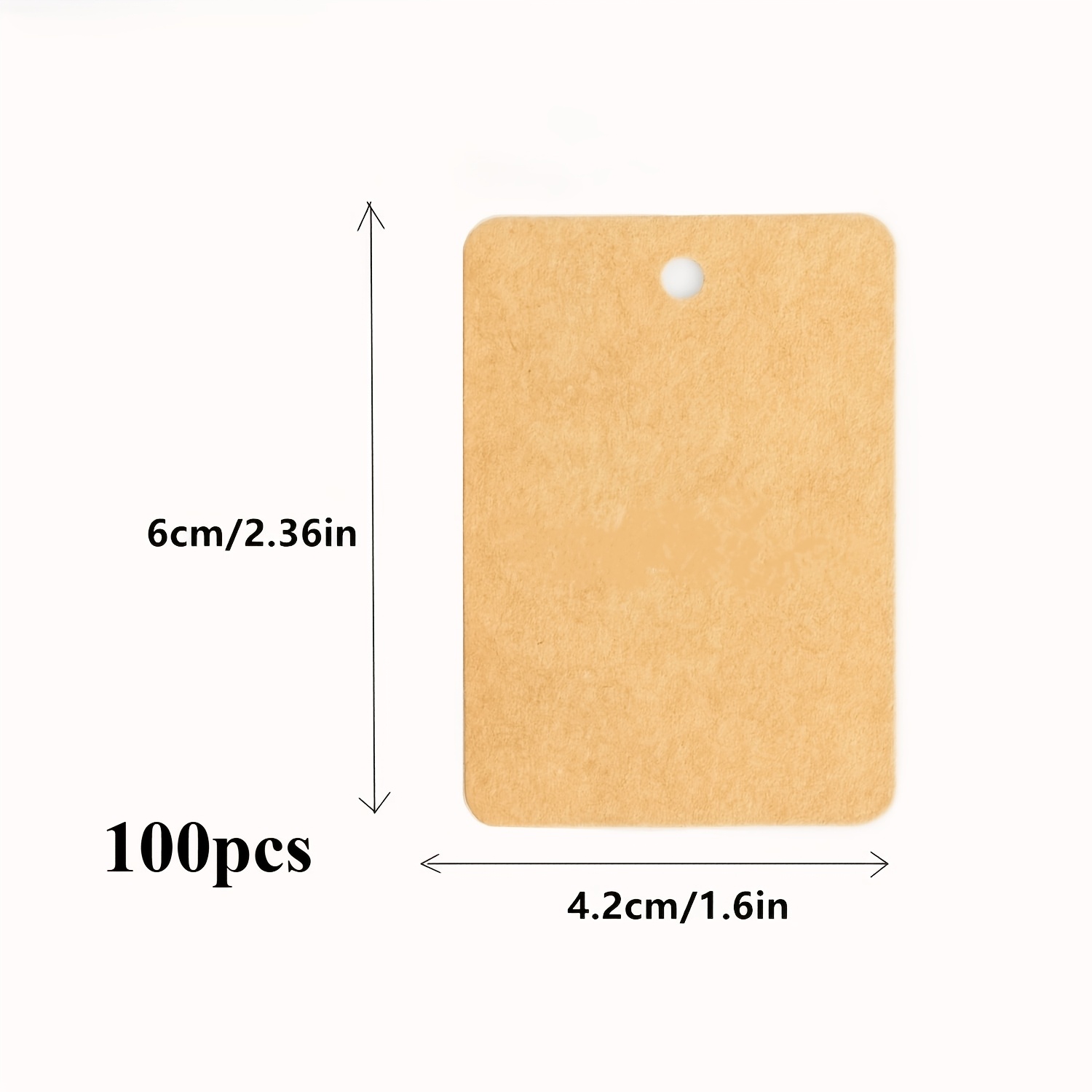 50/100pcs Of Blank Rectangular Paper Labels For Halloween, Christmas, And Thanksgiving; Used As Bookmarks Or Handmade Snack Tags To Write Messages