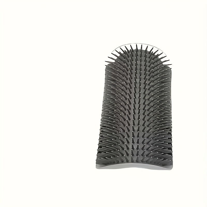 TEMU 2-in-1 Wall-mounted Cat Scratching Post & Grooming Station - Space-saving Corner Design With Multi-level Scratcher, Furniture Suitable For For