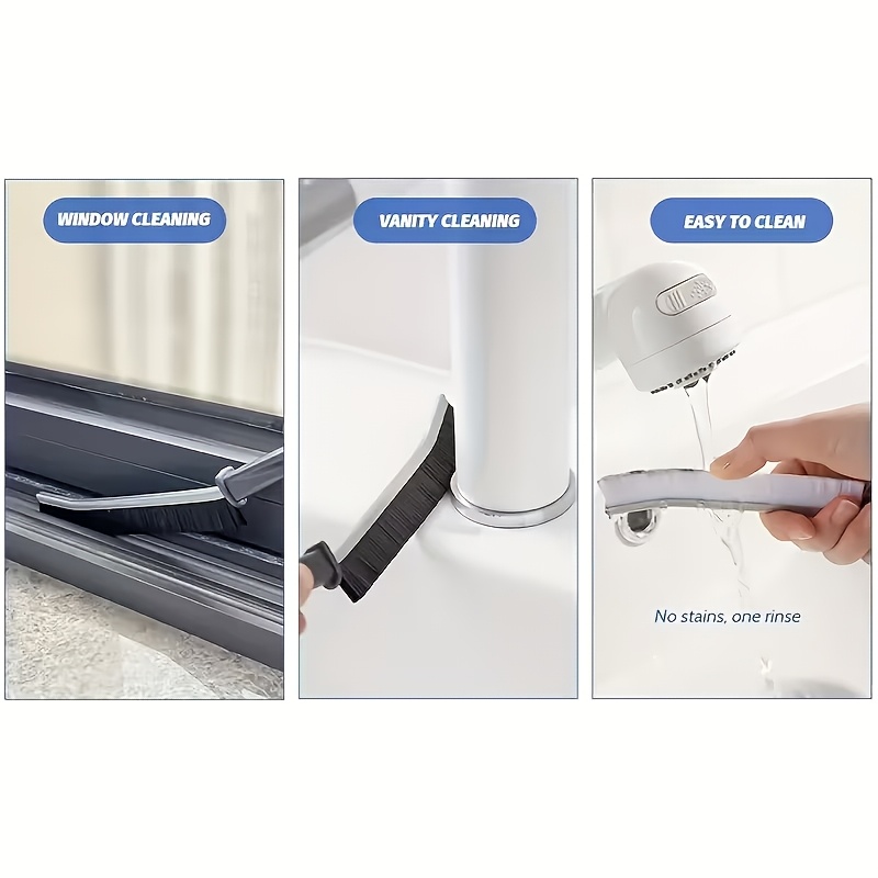 3pcs Multifunctional Cleaning Brush Set for Narrow Spaces