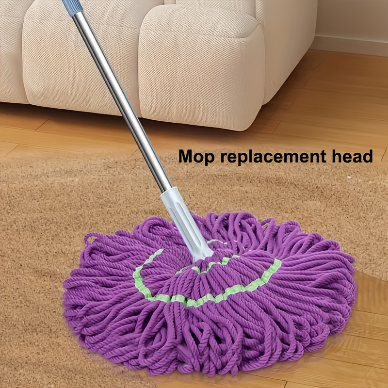 

Washable Spin Mop With Extendable Handle, Self-twisting Rotating Replacement Head - 1/3pcs, Lazy, Absorbent, Cleaning Pad