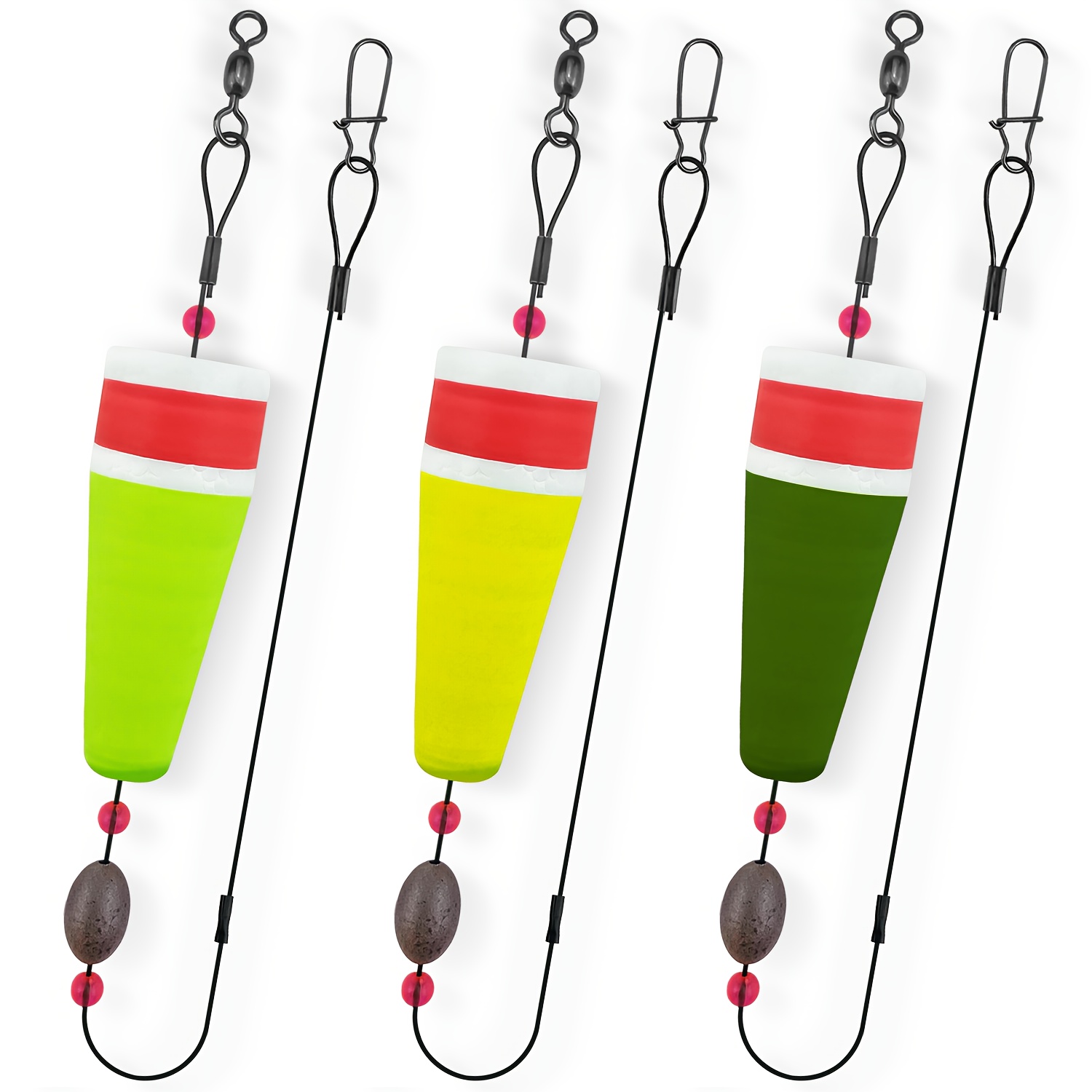 

3pcs Vertical Float Fishing , Weighted Rattle Floats For , Trout, , - Fishing Tackle Accessories