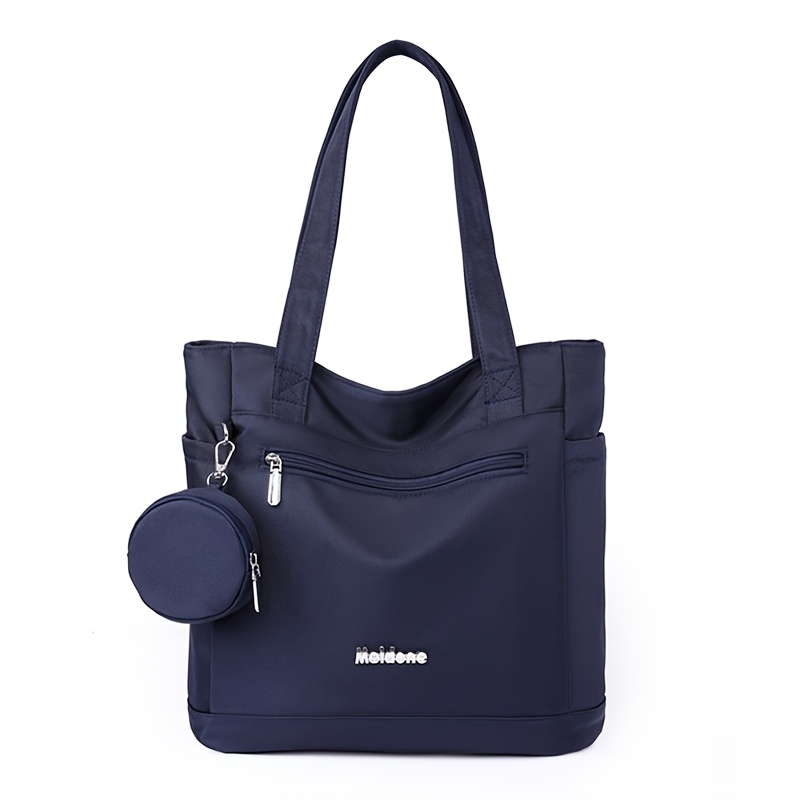 TEMU Donna in Nylon, Borsa Casual con Tasche Multiple, Portamonete Laterale, Compartimento Interno Cerniera , Materiale Rinforzato e Resistente, per