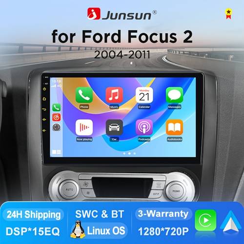 system car radio suitable for ford focus 2 2004 2005 2006 2007 2008 2009 2010 2011 auto swc wireless fm