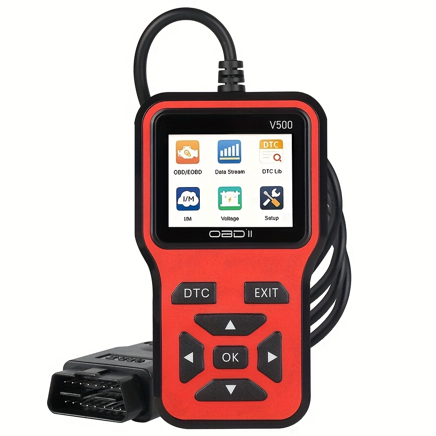 2025 Model Scanner, Car Engine Fault Code Reader, Obd Powered, I/m Ready, Battery Test, Real-time , Obd Ii Compatible For Cars After 1996, No Battery Required