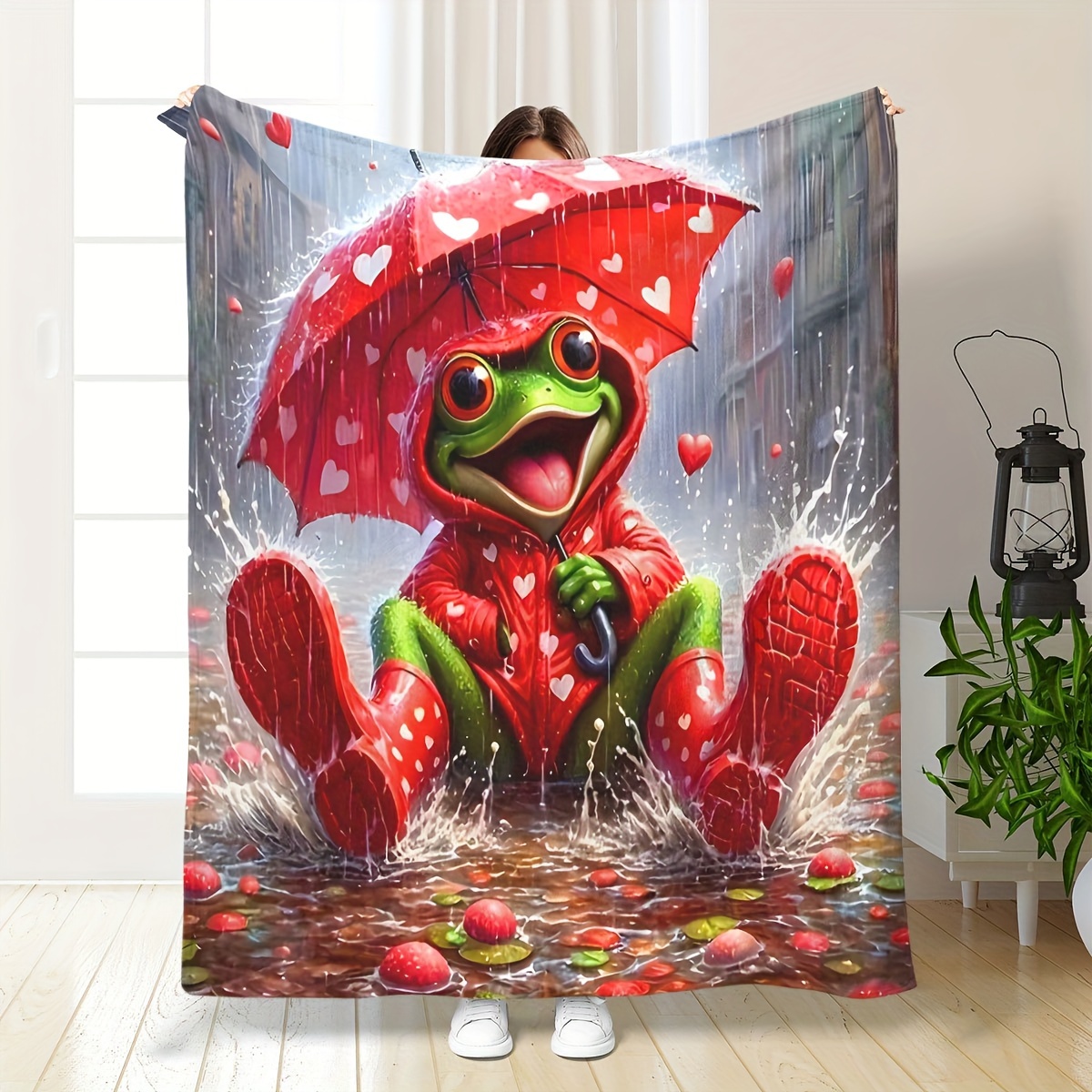 

Grenouille de parapluie numérique de en - Hypoallergénique, lavable en , literie en tricotée toute canapé, loisirs à , , et