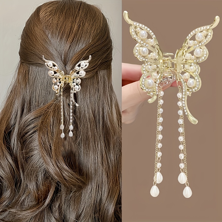 

& Rhinestones - - Ponytail , Barrette For Women - 's