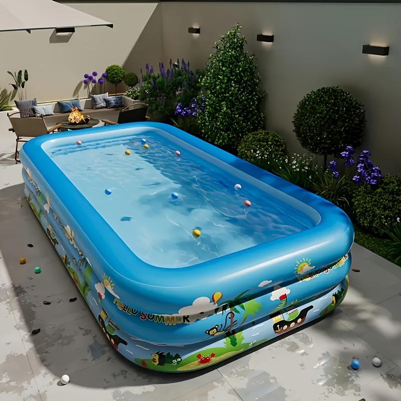 Piscine Gonflable Inflatable Pool For Kids And Adults Foot