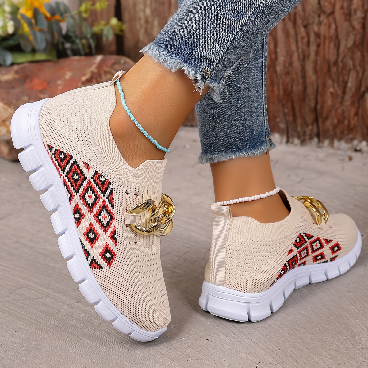 TEMU Women's Fashion Flat Loose Non-slip Comfortable Casual Shoes, Women Shoes, Sneakers