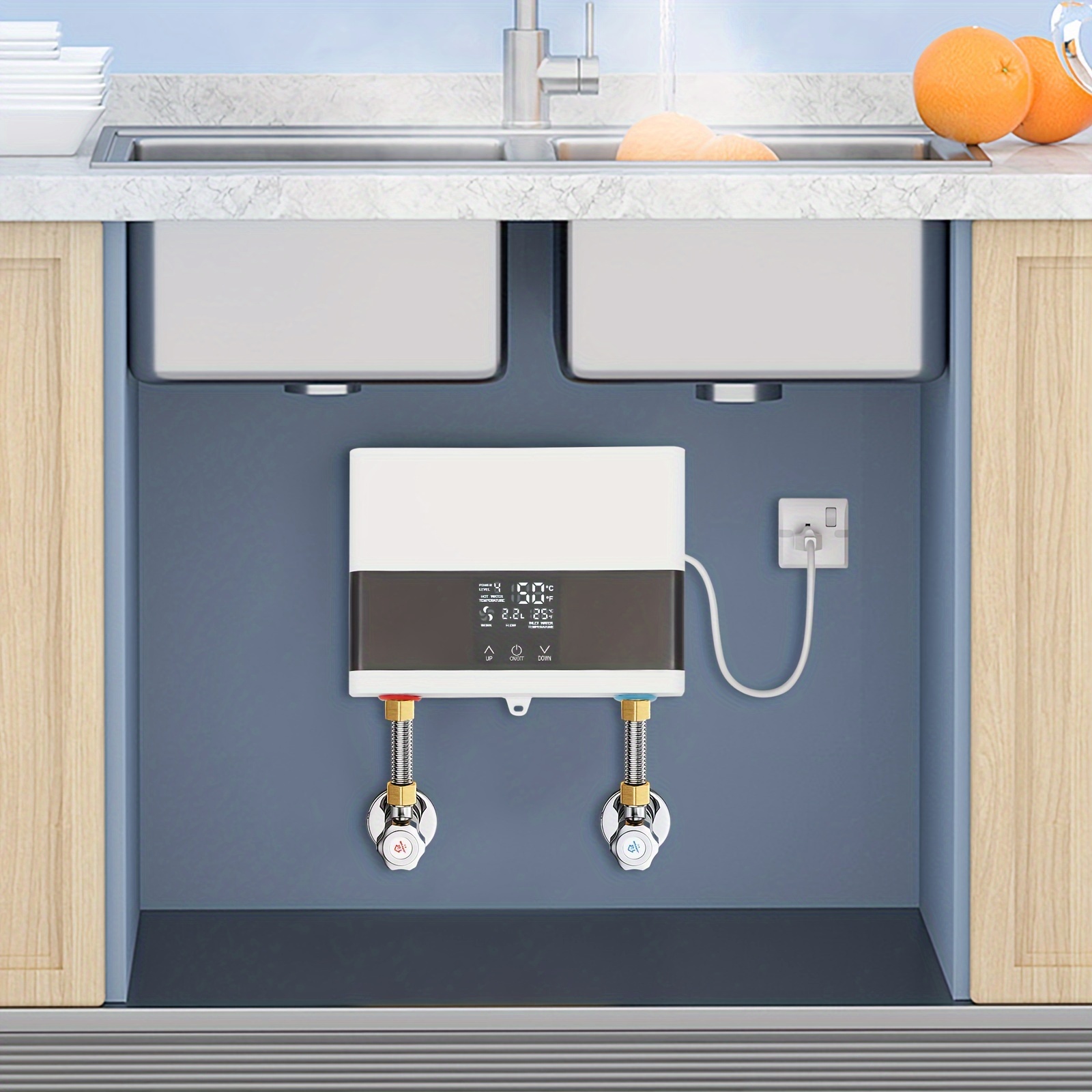 Electric Tankless Water Heater Temperature Instant Temu