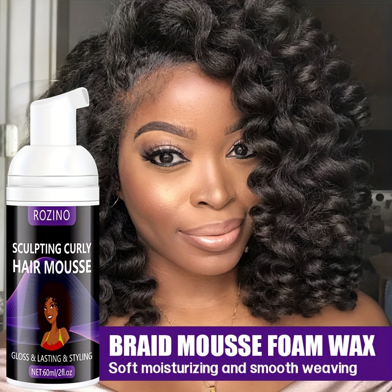sculpting curly hair mousse: gloss lasting styling - Temu sculpting curly hair mousse: gloss lasting styling - Temu