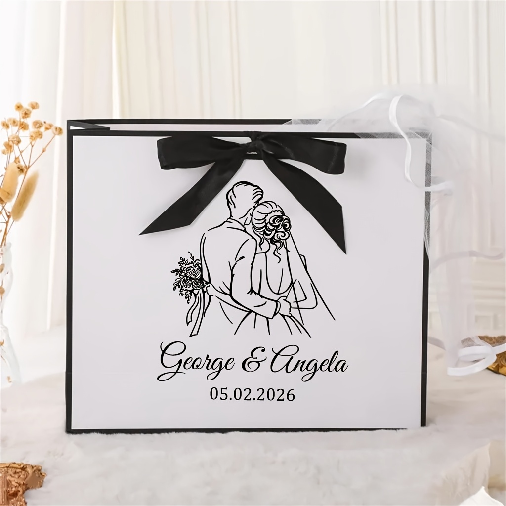 E-shop Geschenk für Sie/Ihn – Personalisierte Geschenktüte für Brautjungfer/Trauzeuge, personalisierte Geschenktüte für Junggesellinnenabschied,