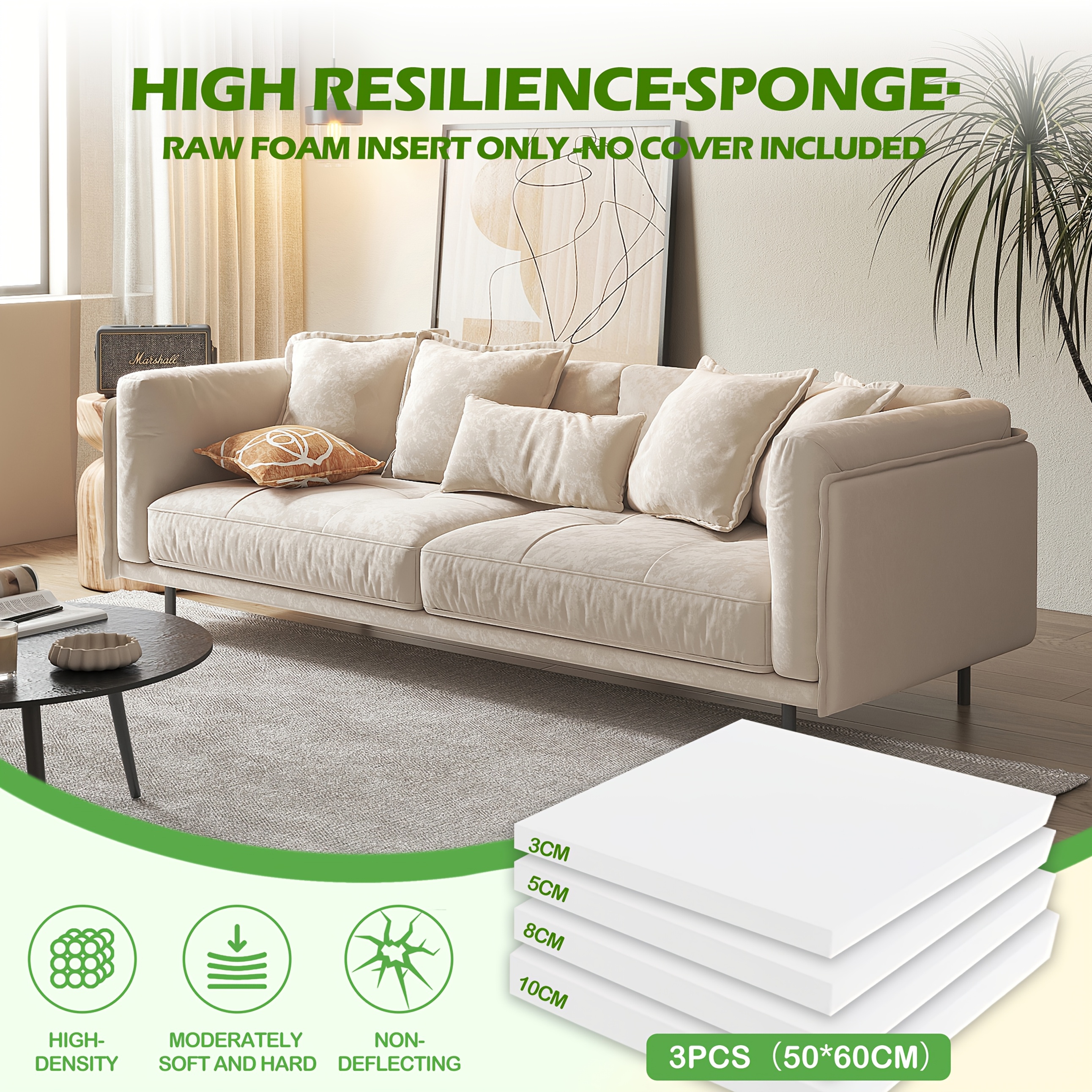 hard sponge for sofa