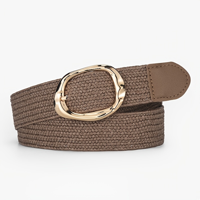 TEMU 1pc Cintura da donna in stile boh矇mien con di PP, in vita, design con fibbia , adatta per abiti da donna