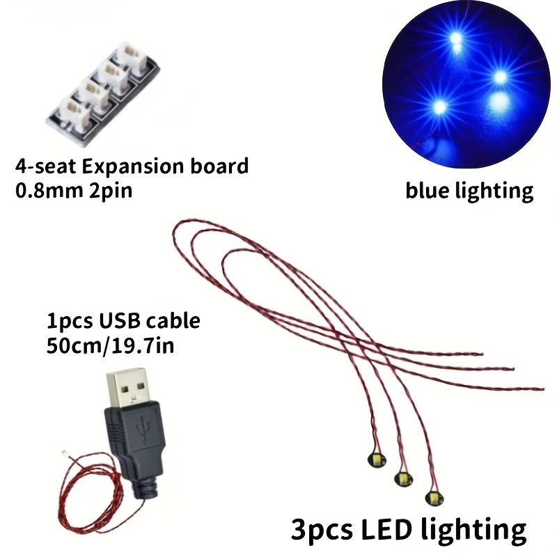 5pcs Model Making Lighting Mini Lights DIY Lighting Kit for Building Models
