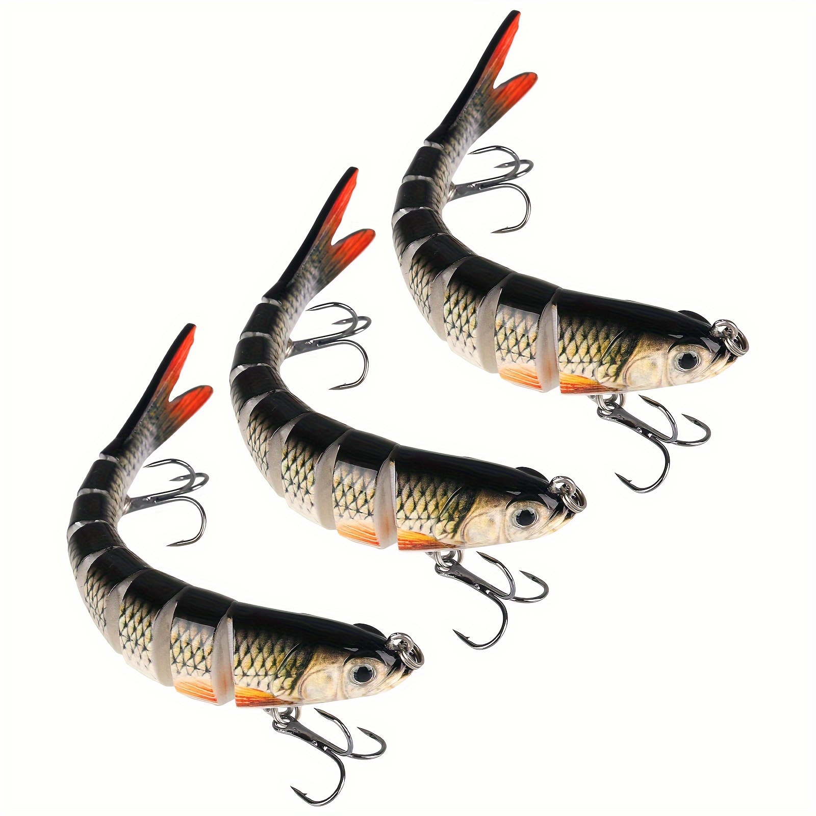 Buy 10pcs Fishing Lure Spinnerbait, Bass Trout Salmon Hard Metal Spinner  Baits Kit with 2 Tackle Boxes by Tbuymax Online at desertcartINDIA