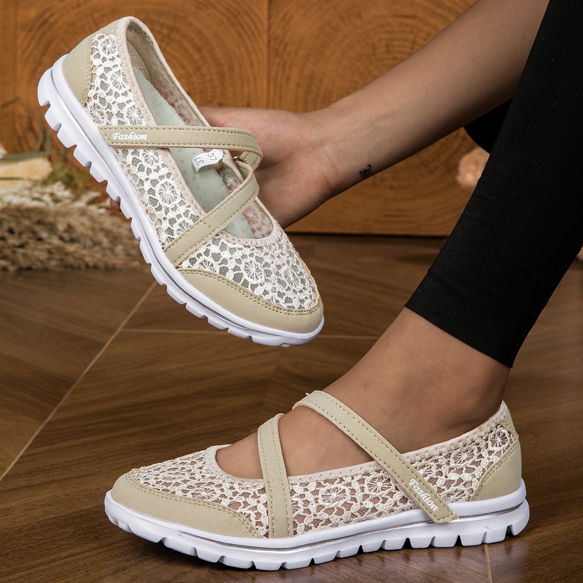 lightweight breathable summer casual shoes moms a soft - Temu