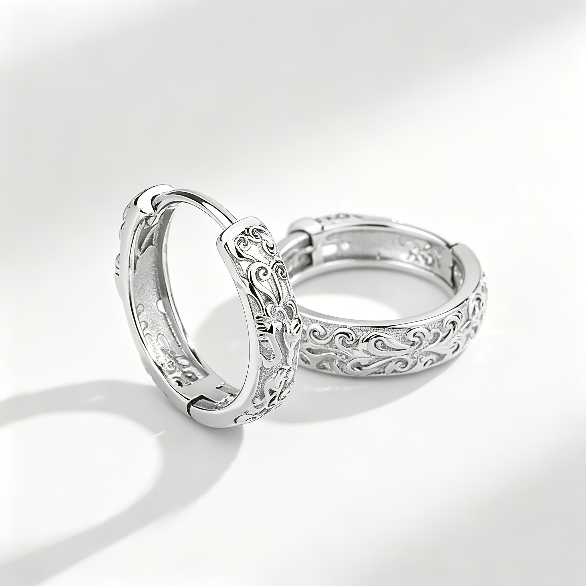 925 Silver Hypoallergenic Pixiu Earrings — Unisex Ear Cuffs