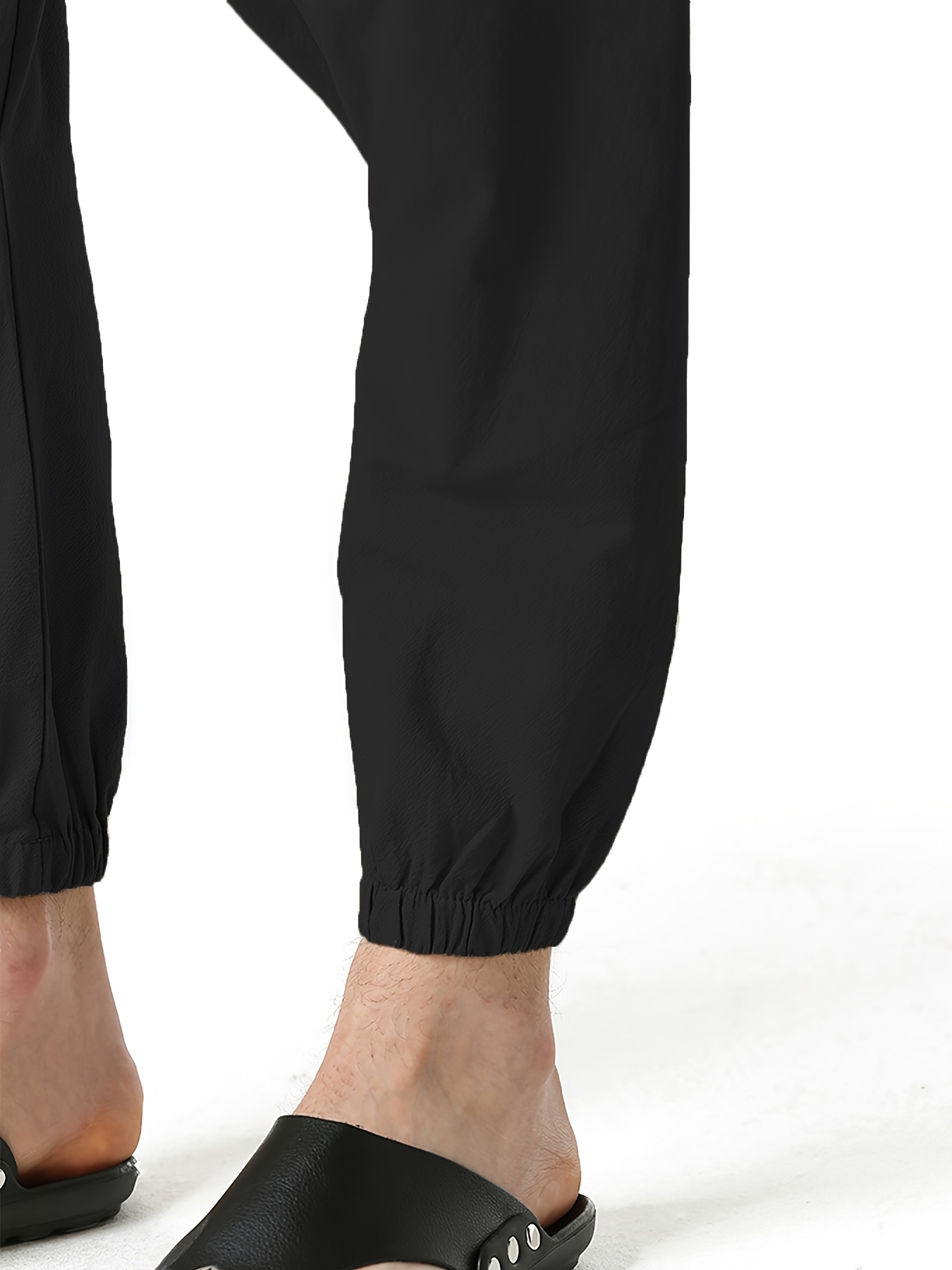 Pantalon Harem Homme Coton Lin Pantalon Harem Homme en Coton et Lin - Taille Oversize à Jambes Larges avec Entrejambe Tombant, Coupe Décontractée Sans Ceinture (S-XXXL) | Tissu Respirant pour Printemps/Automne, Tenue Décontractée et Extérieure | Pantalon Harem Style Bohème à Taille Moyenne pour Homme