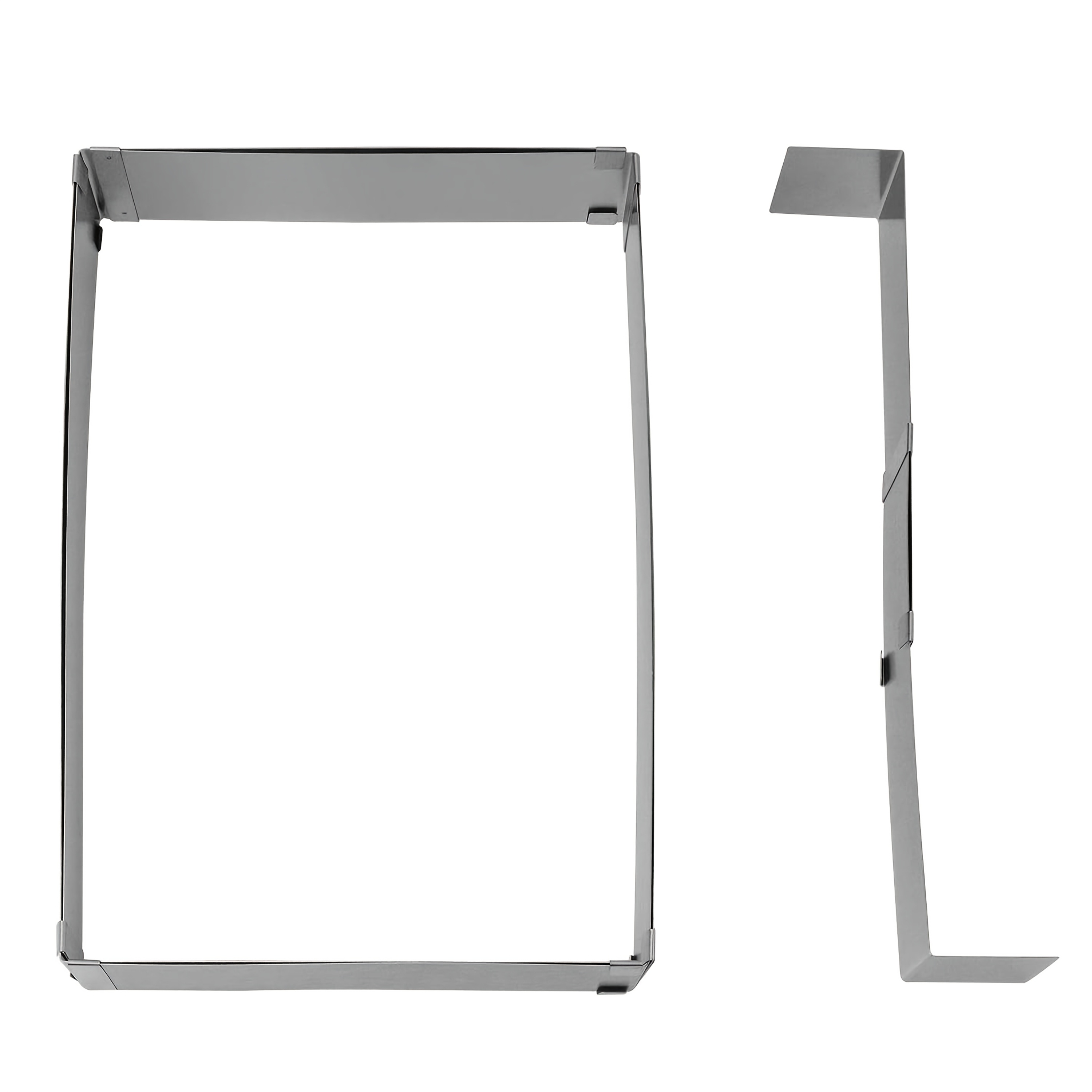 Adjustable 10 Inch Stainless Steel Rectangular Cake Mold Ring, Retractable Mousse And Mold For Diy Baking - Ideal For , Cake Decorating Supplies