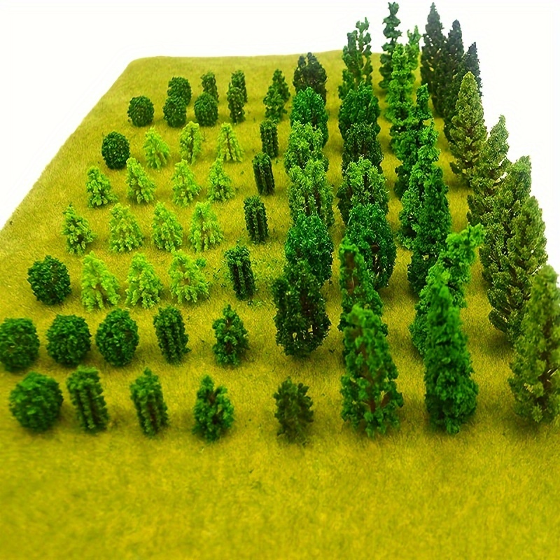 70 Miniature Model Trees Model Landscape Artificial Tree Model Railway Landscape Miniature Artificial Tree Landscape Model Tree