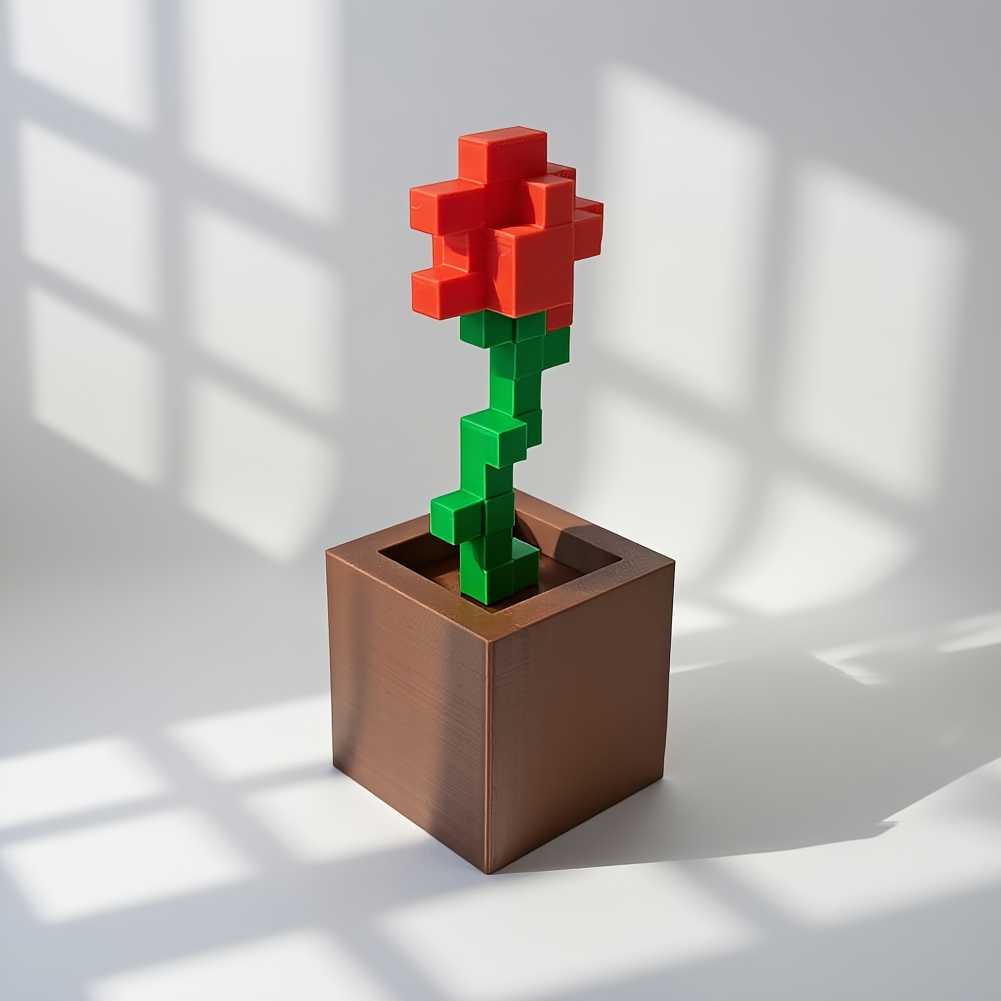 TEMU Modular para Rosas, Material PETG No Desvanecido, Inodoro, Ornamento de Escritorio , Tamaño Ahorra , Regalo Único, Ideal para de San Valentín,