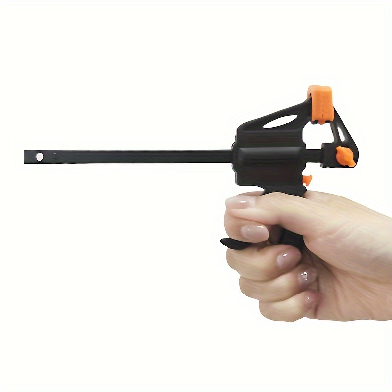 2pcs MINI 10.16cm F Clamp, Woodworking Clamp, Hard Quick Ratchet Release Speed Squeeze Clip, Woodworking Work Bar DIY Home Hand Tool