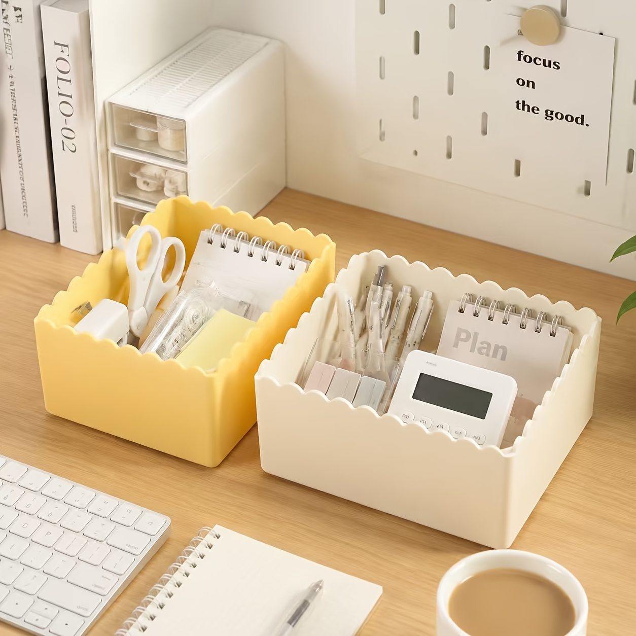 zxf transparente schreibtisch schubladen organizer box