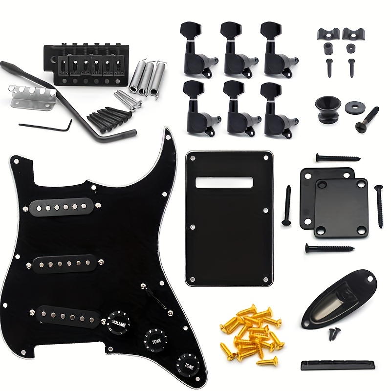 66-Piece Guitar Accessories Kit - Strings, Capo, Tuner, Picks & Tools For Beginners