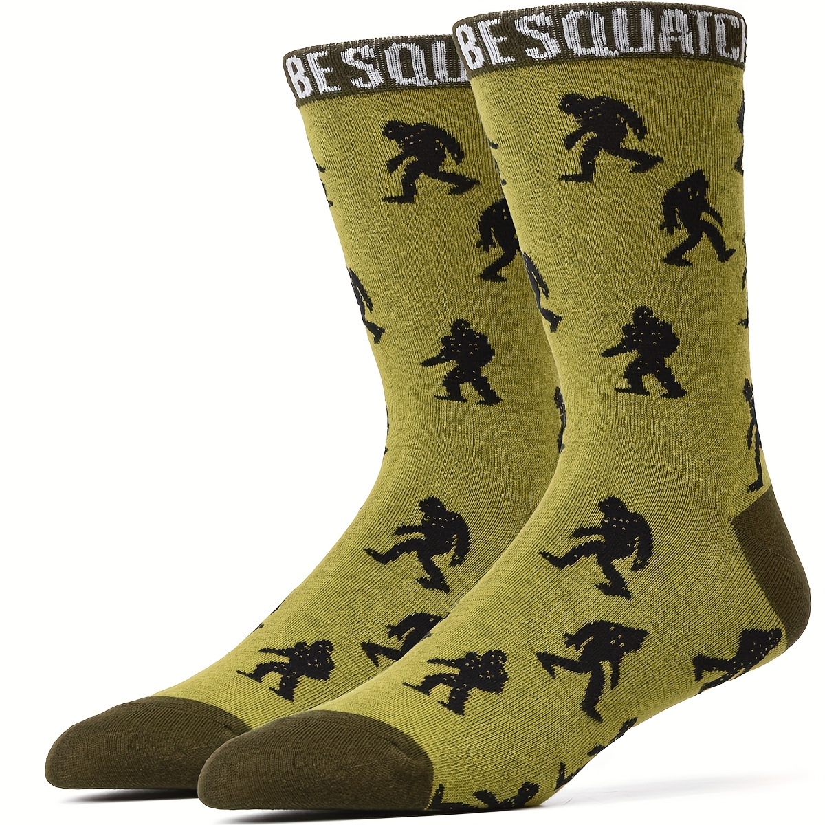 TEMU 1 Paire de Chaussettes Unisexe avec Imprimé | Chaudes, Confortables, Durables, Élasthanne, Tissu Tricoté, Lavage à Uniquement