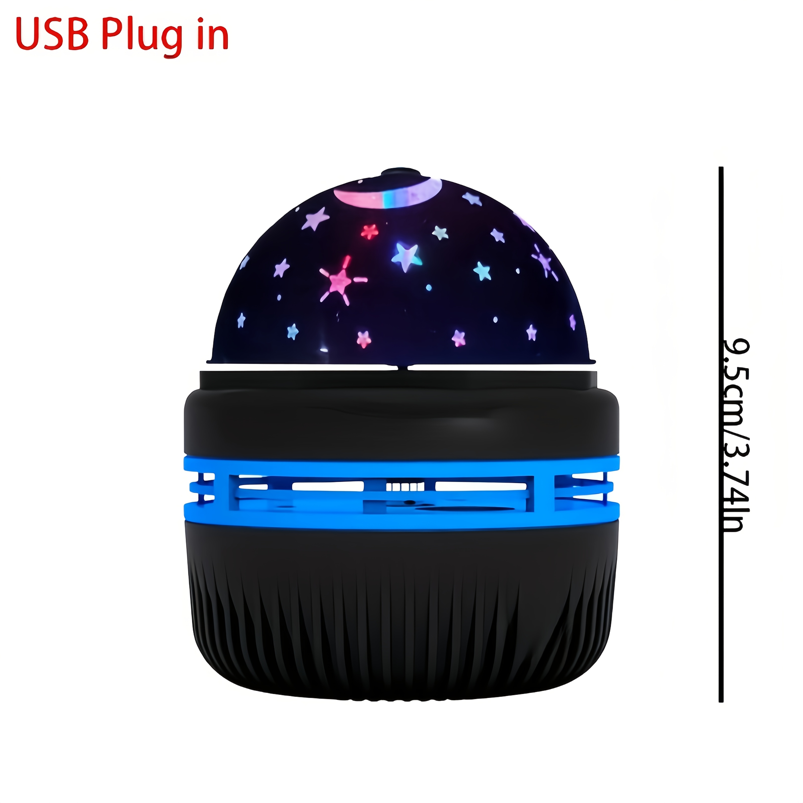 USB Night Light Projector, Atmosphere Light for Indoor Bedside, Bedroom, Birthday Gift, Christmas Holiday Light, Full Starry Sky Projection Light