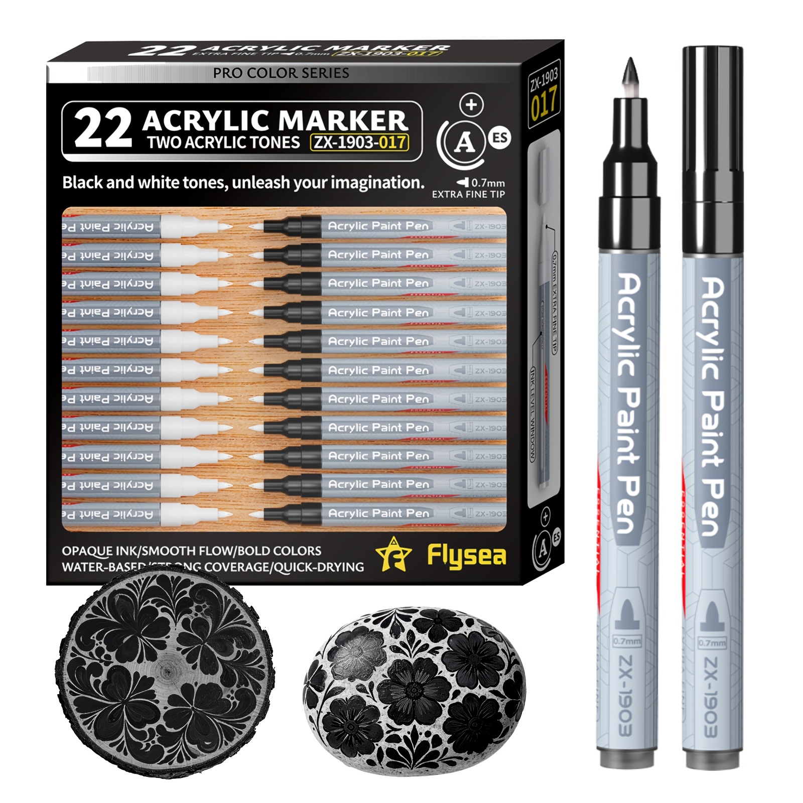 black acrylic paint pen - United Kingdom