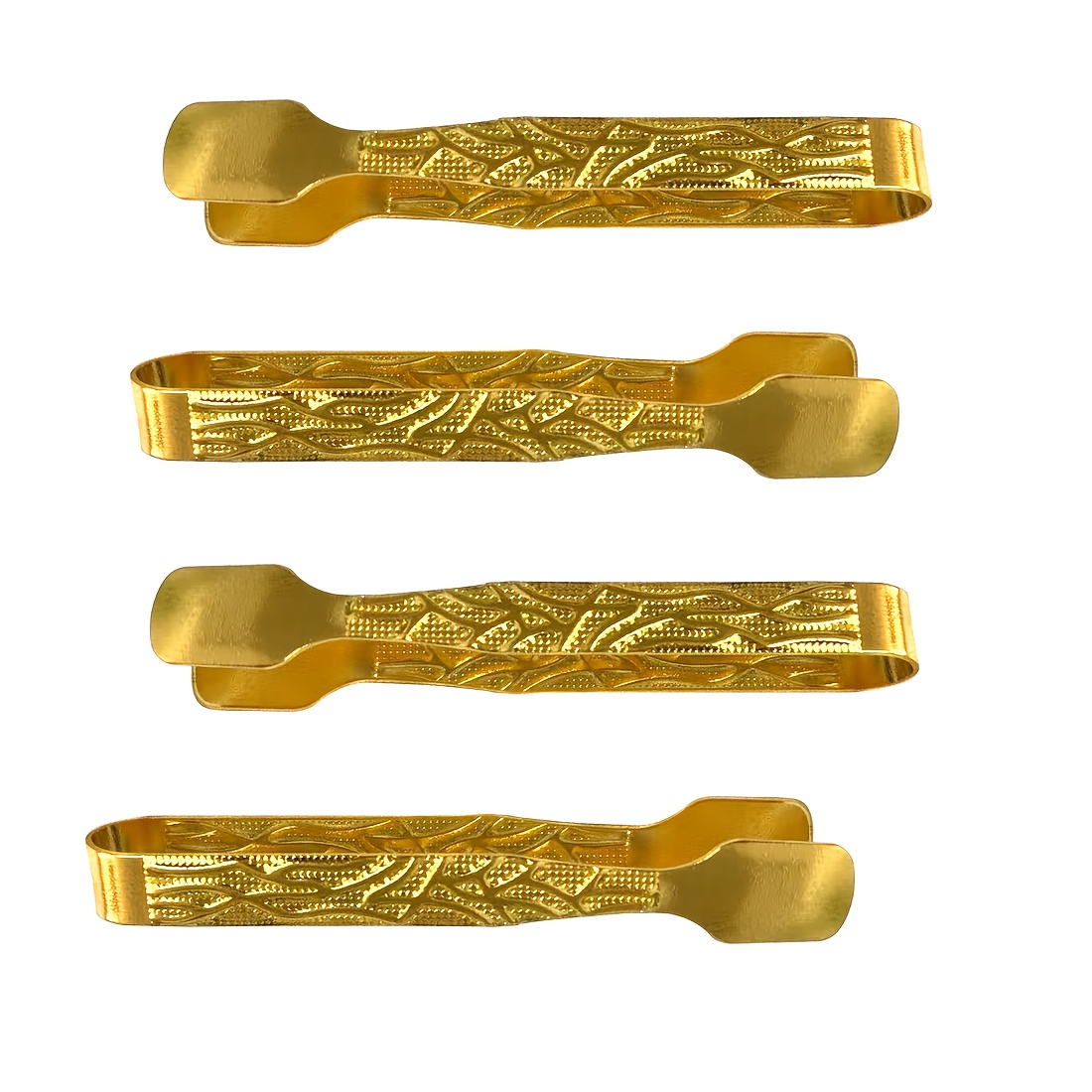 TEMU 4pcs Durable Metal Oud & Bakhoor Burner Tongs, Oud Frankincense Resin Incense Holder Tongs, Luxury Incense Holder Tools