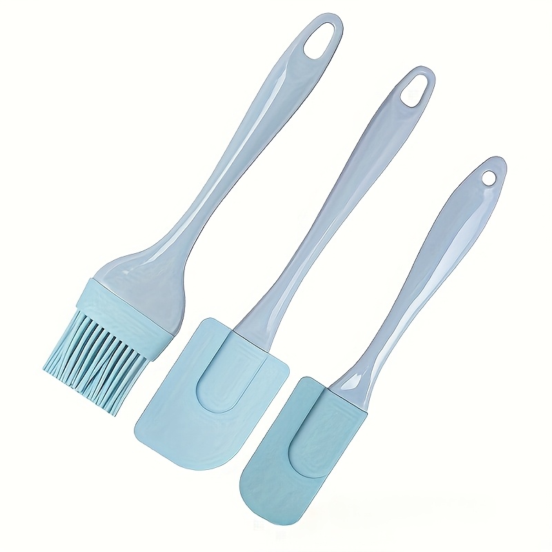 3pcs Food-grade Silicone Baking Brushes, Butter Brushes, Cream Brushes, Baking Cooking Grill Oil Brushes, Kitchen Oil Brushes, Baking Tool Set, Kitchen Tool Supplies