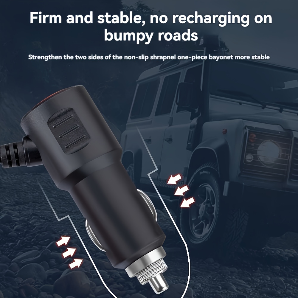 4 in 1 car charger adapter 120w fast charging multi port vehicle usb type b female to male connector 36v operating voltage no battery car plug details 1