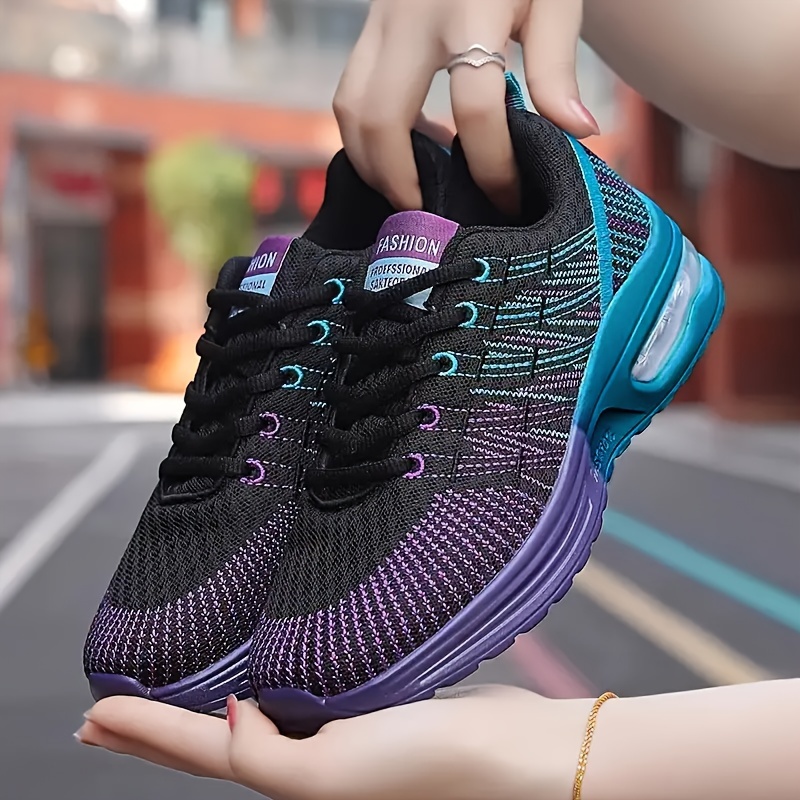 women cushion sports shoes shock absorbing low top Temu United Kingdom