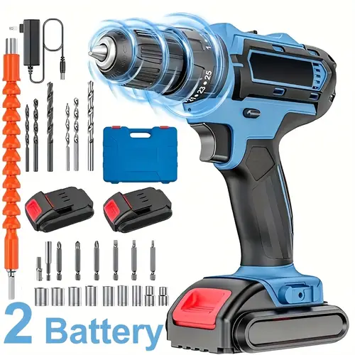 rechargeable drill lithium drill 36vf electric screwdriver driver electric toolshand drill package
