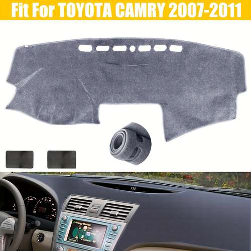 Gearzaar Gray Dash Cover For Toyota Camry 2007-2011 – Anti-Slip, UV Protection